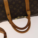LOUIS VUITTON Monogram Keepall Bandouliere 55 Boston Bag M41414 LV Auth 136135-8