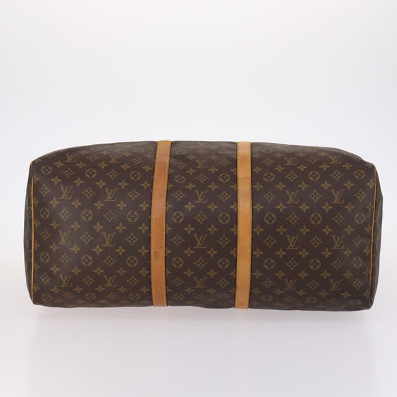 LOUIS VUITTON Monogram Keepall 60 Boston Bag M41422 LV Auth 136139