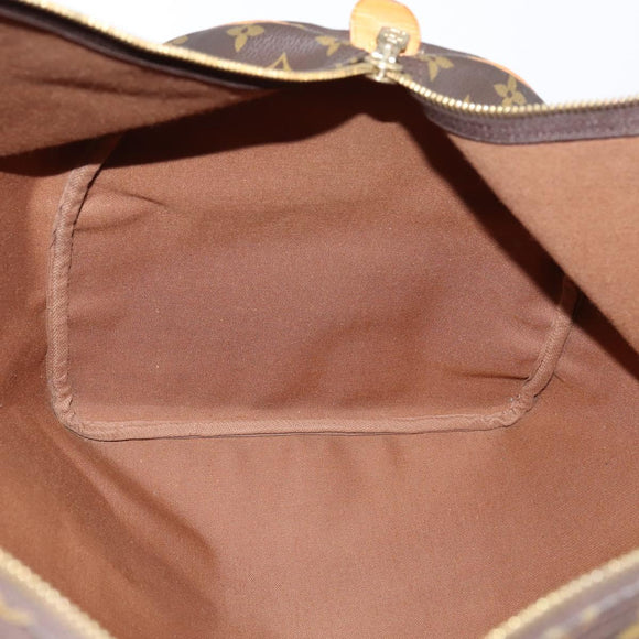 LOUIS VUITTON Monogram Keepall 60 Boston Bag M41422 LV Auth 136139