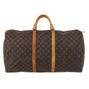 LOUIS VUITTON Monogram Keepall 60 Boston Bag M41422 LV Auth 136139-13
