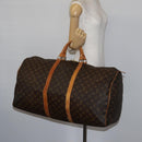 LOUIS VUITTON Monogram Keepall 60 Boston Bag M41422 LV Auth 136139-22