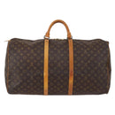 LOUIS VUITTON Monogram Keepall 60 Boston Bag M41422 LV Auth 136139-2