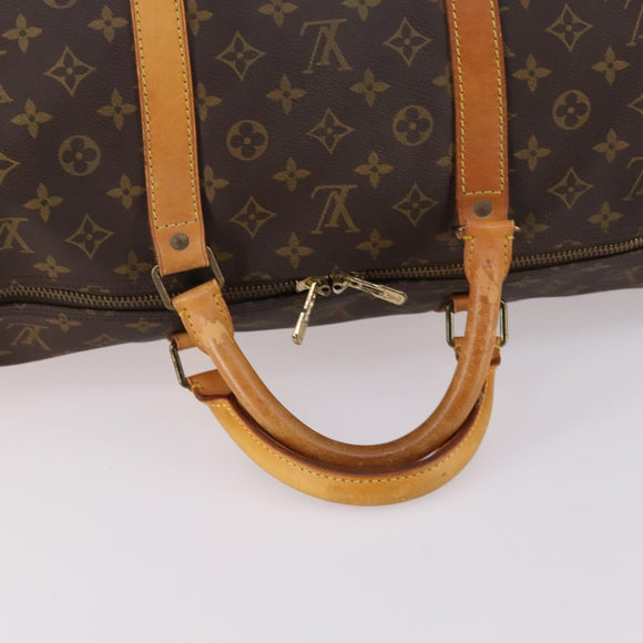 LOUIS VUITTON Monogram Keepall 60 Boston Bag M41422 LV Auth 136139