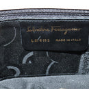 Salvatore Ferragamo Vala Hand Bag Leather 2way Pink Gold Auth 136148-12