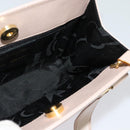 Salvatore Ferragamo Vala Hand Bag Leather 2way Pink Gold Auth 136148-19