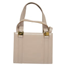 Salvatore Ferragamo Vala Hand Bag Leather 2way Pink Gold Auth 136148-2