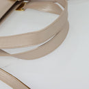 Salvatore Ferragamo Vala Hand Bag Leather 2way Pink Gold Auth 136148-7