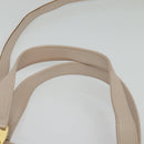 Salvatore Ferragamo Vala Hand Bag Leather 2way Pink Gold Auth 136148-14