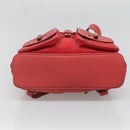 GUCCI Bamboo Backpack Suede Red Gold 003 2058 0016 Auth 136160-5