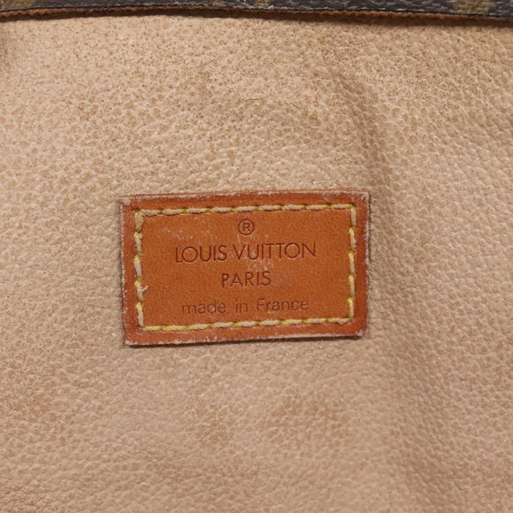 LOUIS VUITTON Monogram Sac Plat Hand Bag M51140 LV Auth 136168
