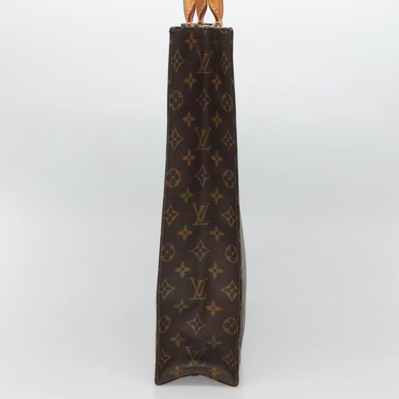 LOUIS VUITTON Monogram Sac Plat Hand Bag M51140 LV Auth 136168