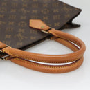 LOUIS VUITTON Monogram Sac Plat Hand Bag M51140 LV Auth 136168-7