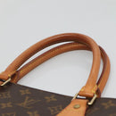 LOUIS VUITTON Monogram Sac Plat Hand Bag M51140 LV Auth 136168-8