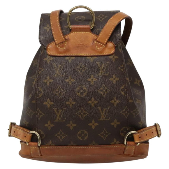 LOUIS VUITTON Monogram Montsouris MM Backpack M51136 LV Auth 136169