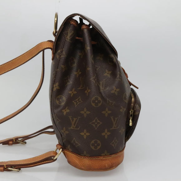LOUIS VUITTON Monogram Montsouris MM Backpack M51136 LV Auth 136169