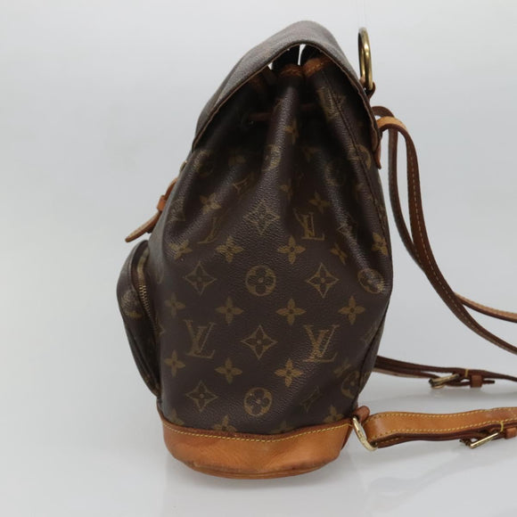 LOUIS VUITTON Monogram Montsouris MM Backpack M51136 LV Auth 136169