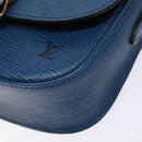 LOUIS VUITTON Epi Saint Cloud PM Shoulder Bag Blue M52195 LV Auth 136174-15