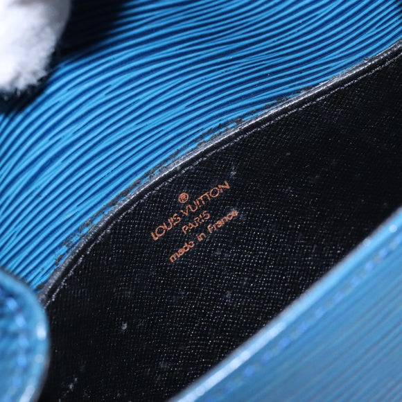 LOUIS VUITTON Epi Saint Cloud PM Shoulder Bag Blue M52195 LV Auth 136174