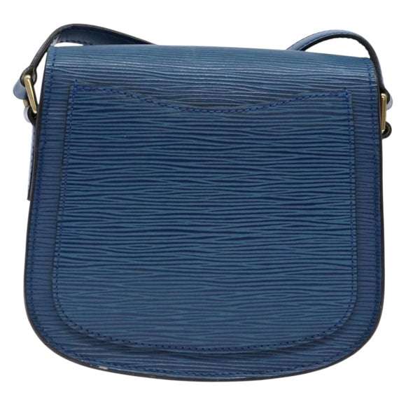 LOUIS VUITTON Epi Saint Cloud PM Shoulder Bag Blue M52195 LV Auth 136174