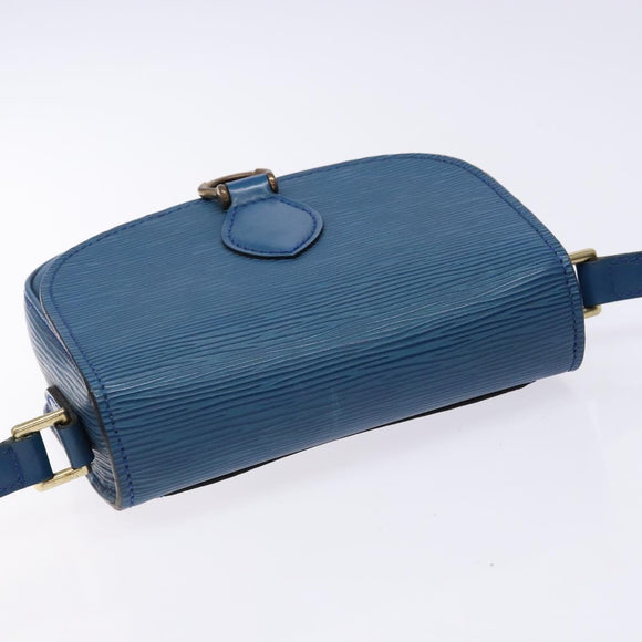 LOUIS VUITTON Epi Saint Cloud PM Shoulder Bag Blue M52195 LV Auth 136174