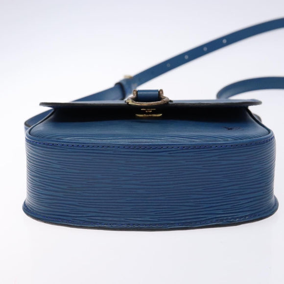 LOUIS VUITTON Epi Saint Cloud PM Shoulder Bag Blue M52195 LV Auth 136174