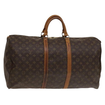 LOUIS VUITTON Monogram Keepall 55 Boston Bag M41424 LV Auth 136180