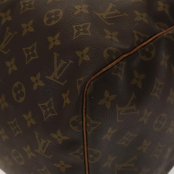 LOUIS VUITTON Monogram Keepall 55 Boston Bag M41424 LV Auth 136180