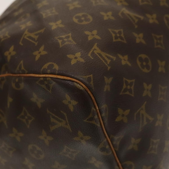LOUIS VUITTON Monogram Keepall 55 Boston Bag M41424 LV Auth 136180