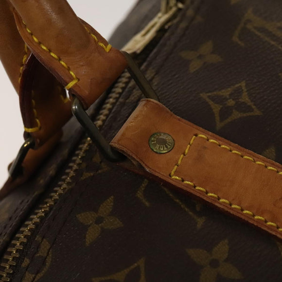 LOUIS VUITTON Monogram Keepall 55 Boston Bag M41424 LV Auth 136180