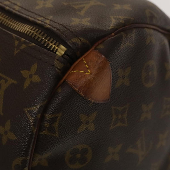 LOUIS VUITTON Monogram Keepall 55 Boston Bag M41424 LV Auth 136180