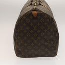 LOUIS VUITTON Monogram Keepall 55 Boston Bag M41424 LV Auth 136180-3