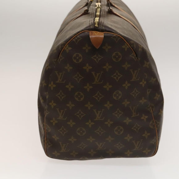 LOUIS VUITTON Monogram Keepall 55 Boston Bag M41424 LV Auth 136180