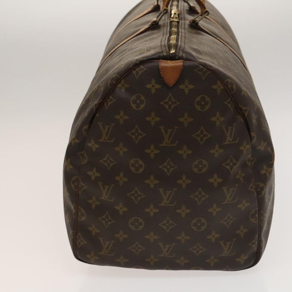 LOUIS VUITTON Monogram Keepall 55 Boston Bag M41424 LV Auth 136180