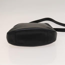 GUCCI Bamboo Shoulder Bag Leather 2way Black Gold 001 1781 1638 Auth 136183-5