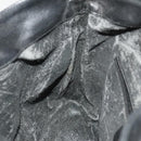 GUCCI Bamboo Shoulder Bag Leather 2way Black Gold 001 1781 1638 Auth 136183-21