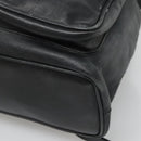 GUCCI Bamboo Backpack Leather Black Gold 003 2058 0016 Auth 136184-16