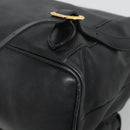 GUCCI Bamboo Backpack Leather Black Gold 003 2058 0016 Auth 136184-9