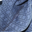 Christian Dior Canage Hand Bag Denim Light Blue Silver Auth 136187-23