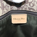 Christian Dior Trotter Canvas Hand Bag Brown Gold Auth 136188-16