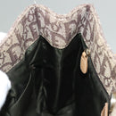Christian Dior Trotter Canvas Hand Bag Brown Gold Auth 136188-19