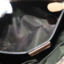 Christian Dior Trotter Canvas Hand Bag Brown Gold Auth 136188-20