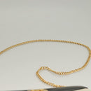 Salvatore Ferragamo Chain Gancini Shoulder Bag Leather White Gold Auth 136190-10