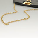 Salvatore Ferragamo Chain Gancini Bag Patent leather Black Gold Auth 136191-8