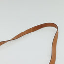 CELINE Macadam Canvas Hand Bag PVC 2way Beige Gold Auth 136202-15