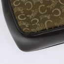 CELINE C Sulky Shoulder Bag Canvas Beige Gold Auth 136204-16