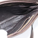 CELINE C Sulky Shoulder Bag Canvas Beige Gold Auth 136204-17