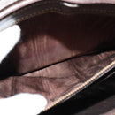 CELINE C Sulky Shoulder Bag Canvas Beige Gold Auth 136204-12