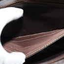 CELINE C Sulky Shoulder Bag Canvas Beige Gold Auth 136204-19