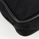 CELINE Tote Bag Nylon Black Gold Auth 136206-9