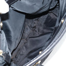 CELINE Tote Bag Nylon Black Gold Auth 136206-11